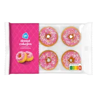 AH Donut cakejes met glazuur framboossmaak