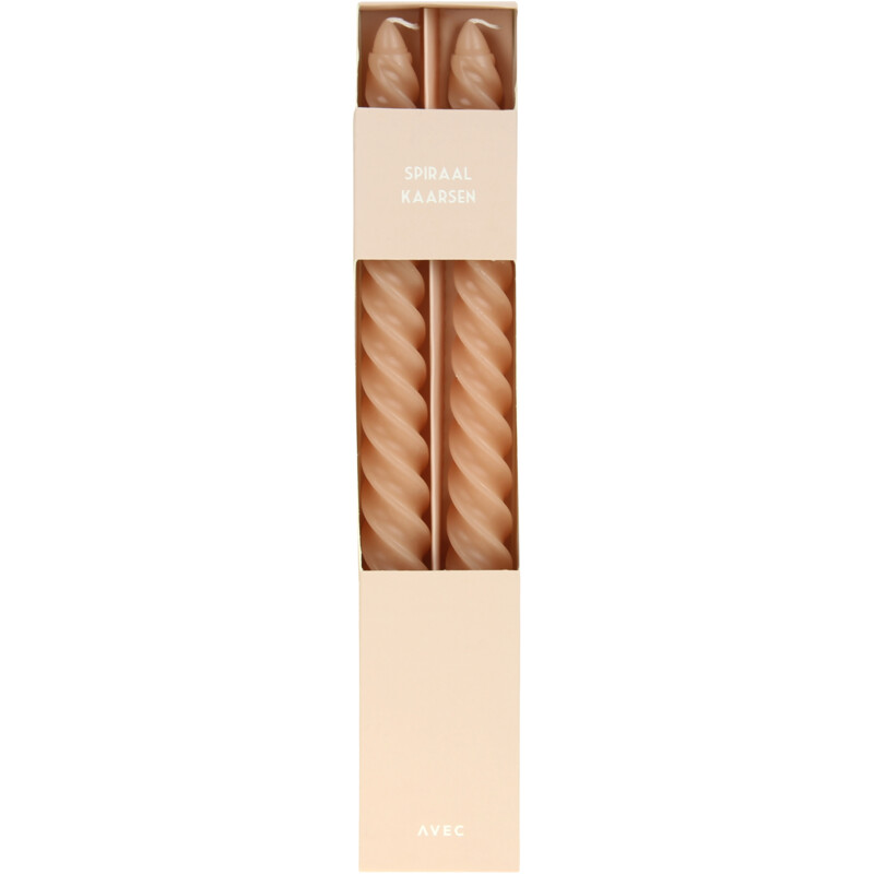 Een afbeelding van Avec Spiraalkaars pink