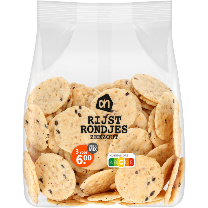 Een afbeelding van AH Rijst rondjes zeezout