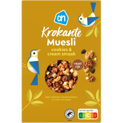 pdp-image-AH Krokante muesli cookies & cream smaak