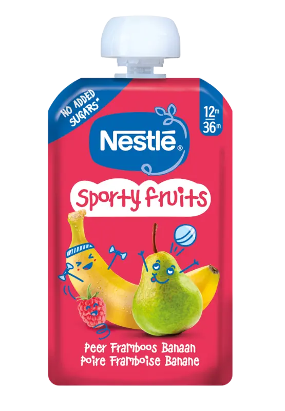Sporty Fruits Peer Framboos Banaan 12m-36m