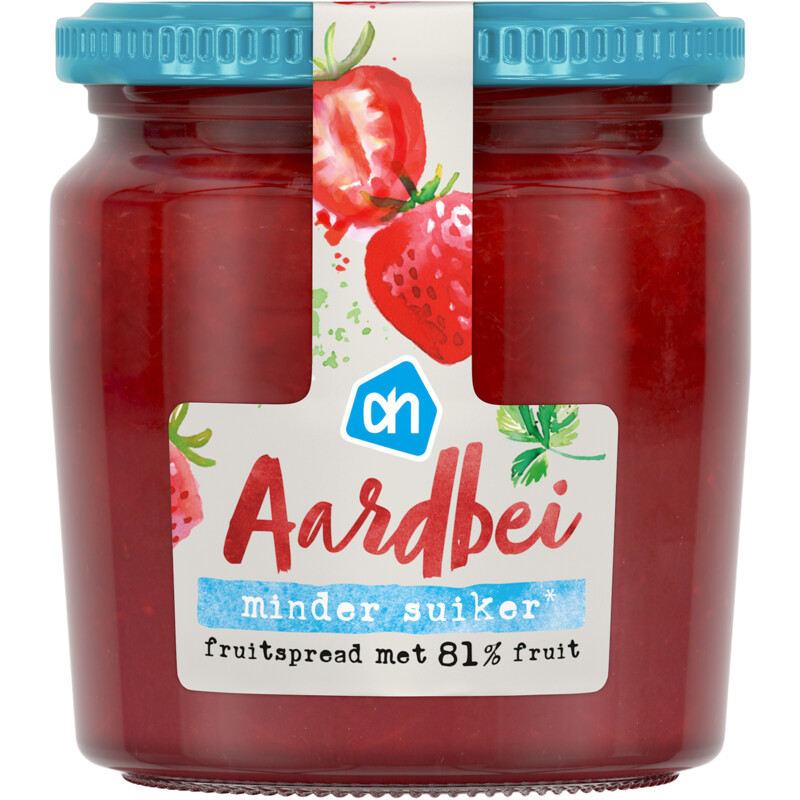 Een afbeelding van AH Fruitspread aardbei
