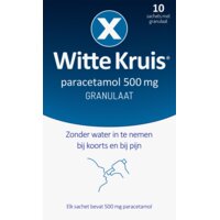 Een afbeelding van Witte kruis Paracetamol 500mg granulaat