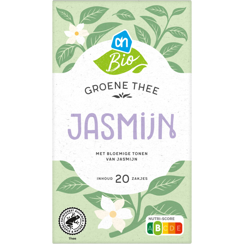 Een afbeelding van AH Biologisch Groene thee jasmin