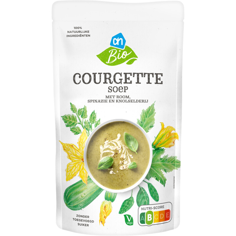 Een afbeelding van AH Biologisch Courgettesoep