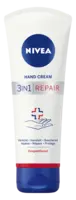 NIVEA 3in1 repair handcréme 24u hydratatie