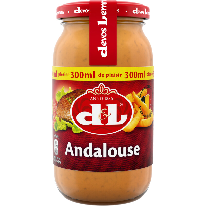 Een afbeelding van D&L Andalouse saus bel