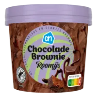 AH Chocolade brownie roomijs