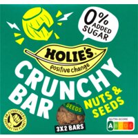 Een afbeelding van Holie's Crunchy bar nuts & seeds