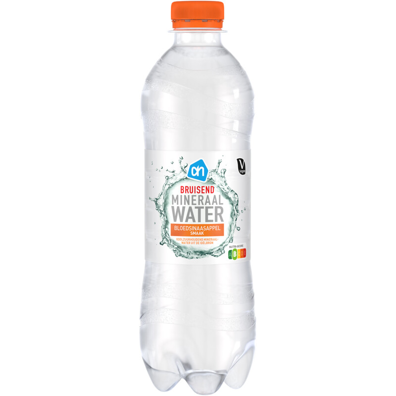 Een afbeelding van AH Bruisend mineraalwater bloedsinaasappel