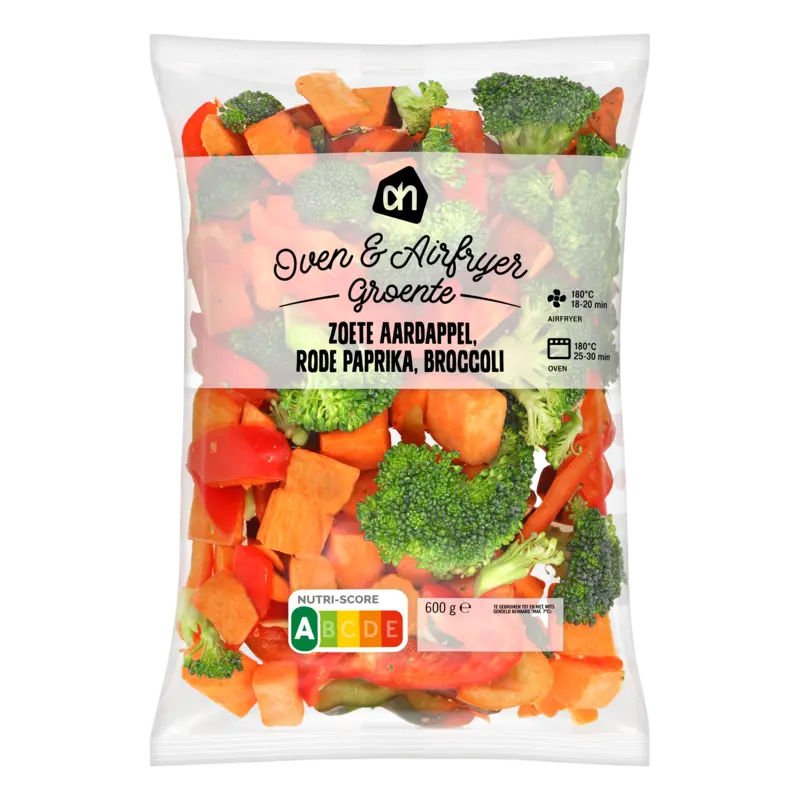 AH Oven & airfryer groente zoete aardappel