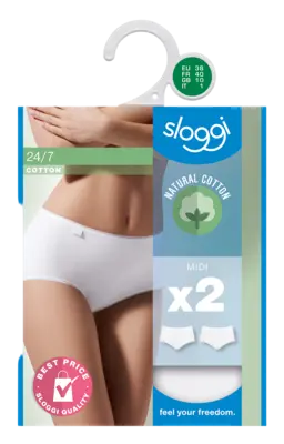pdp-image-Sloggi Dames midi 2-pack wit maat 38