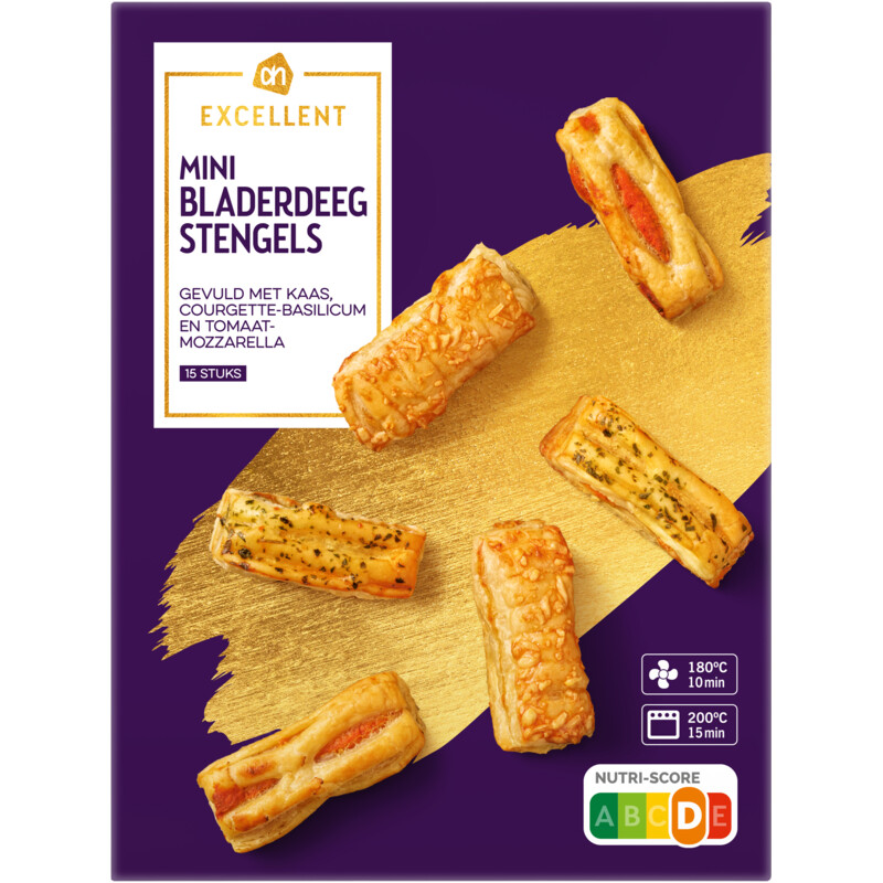 Een afbeelding van AH Excellent Mini bladerdeegstengels