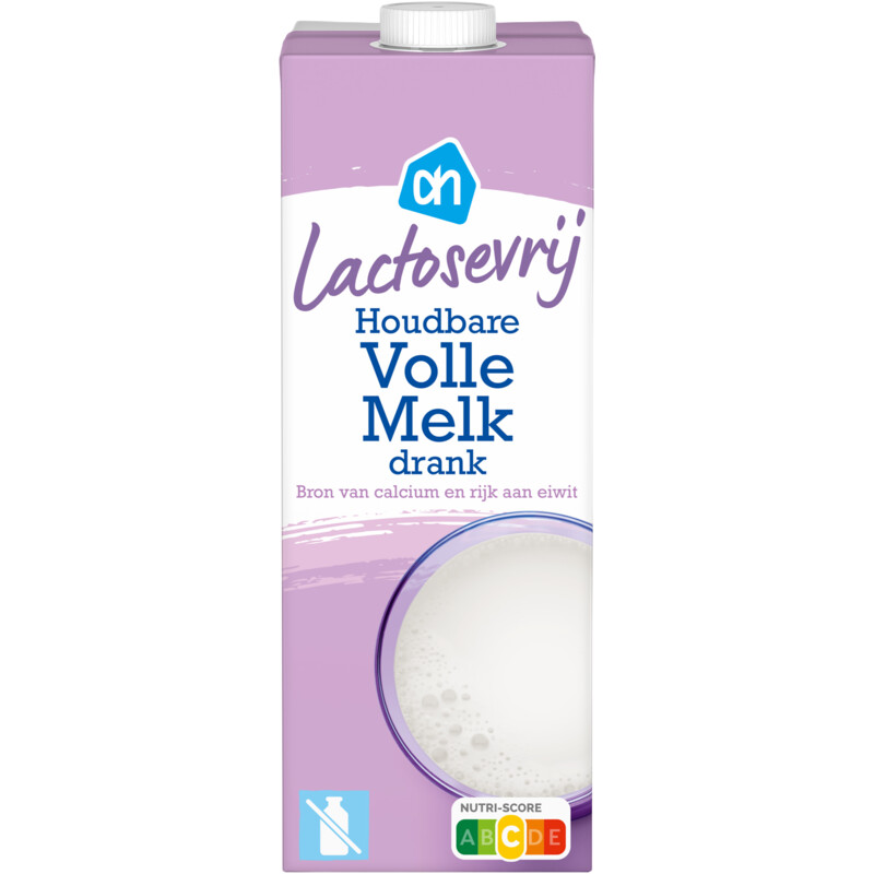 Een afbeelding van AH Lactosevrije houdbare volle melk