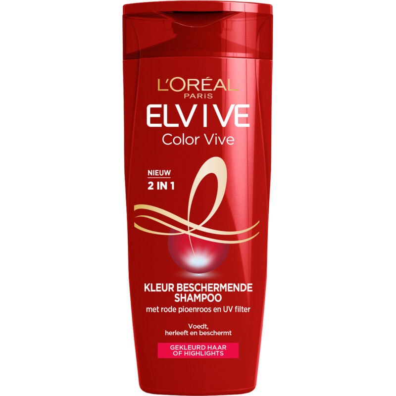 Een afbeelding van L'Oréal Paris Elvive Color vive 2in1 shampoo