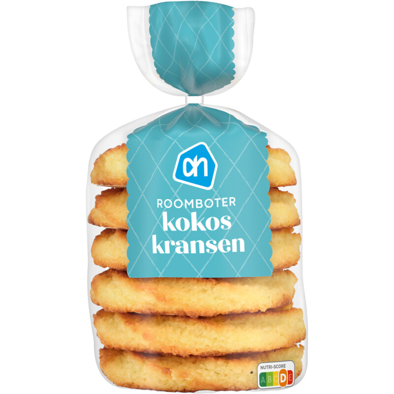 Een afbeelding van AH Roomboter kokos kransen kokoskoek
