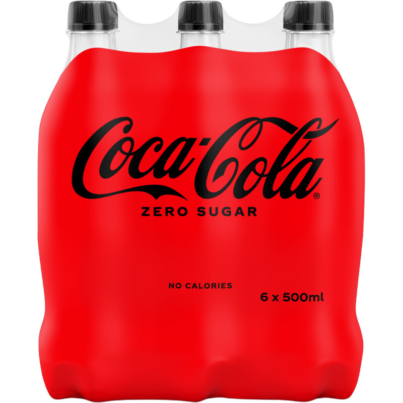 Een afbeelding van Coca-Cola Zero sugar 6-pack bel