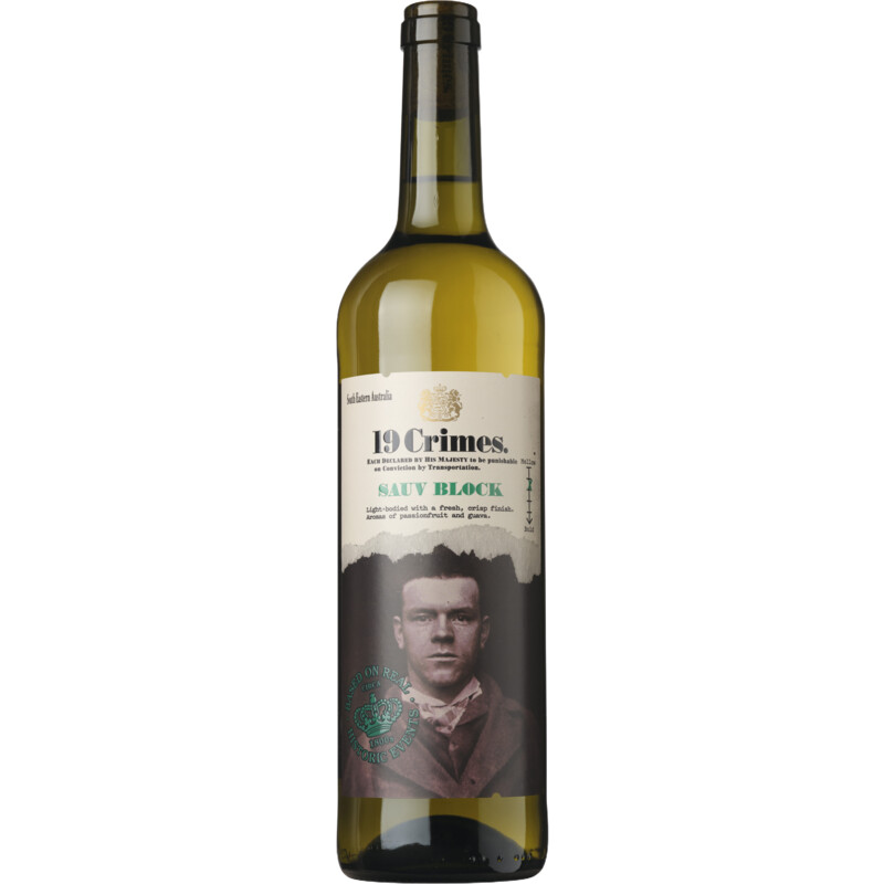 Een afbeelding van 19 Crimes Sauvignon blanc