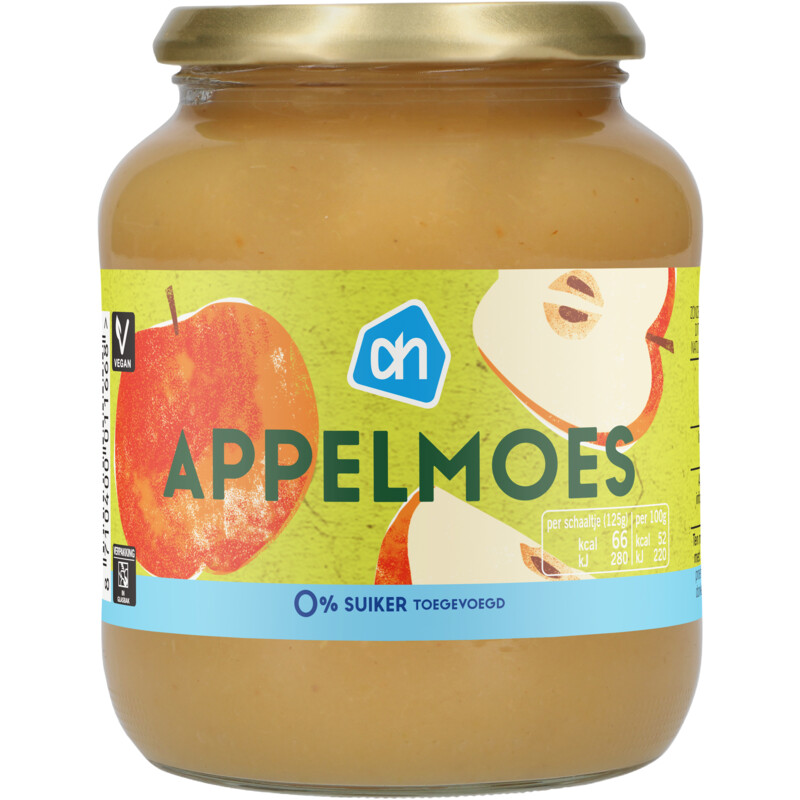 Een afbeelding van AH Appelmoes 0% suiker toegevoegd