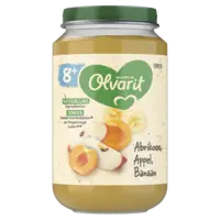 Olvarit Abrikoos appel banaan 8m+