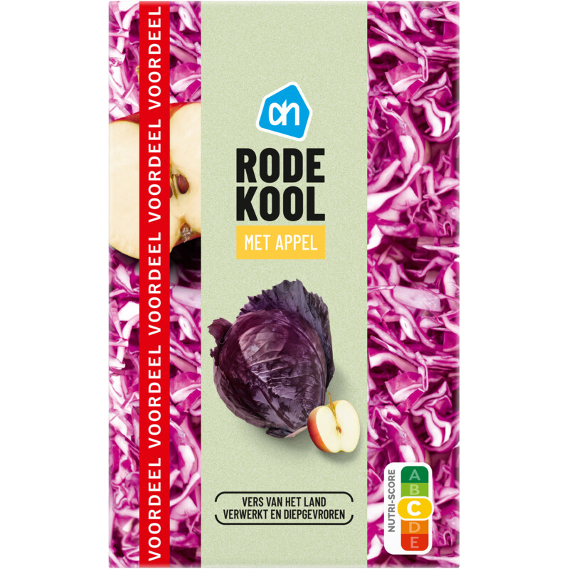 Een afbeelding van AH Rode kool met appel