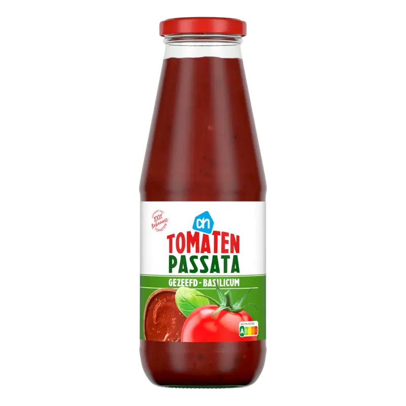 AH Tomaten passata gezeefd basilicum