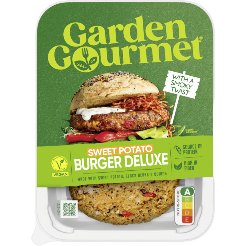 Een afbeelding van Garden Gourmet Zoete aardappel burger deluxe