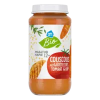 AH Biologisch Couscous met wortel tomaat kip 12m+