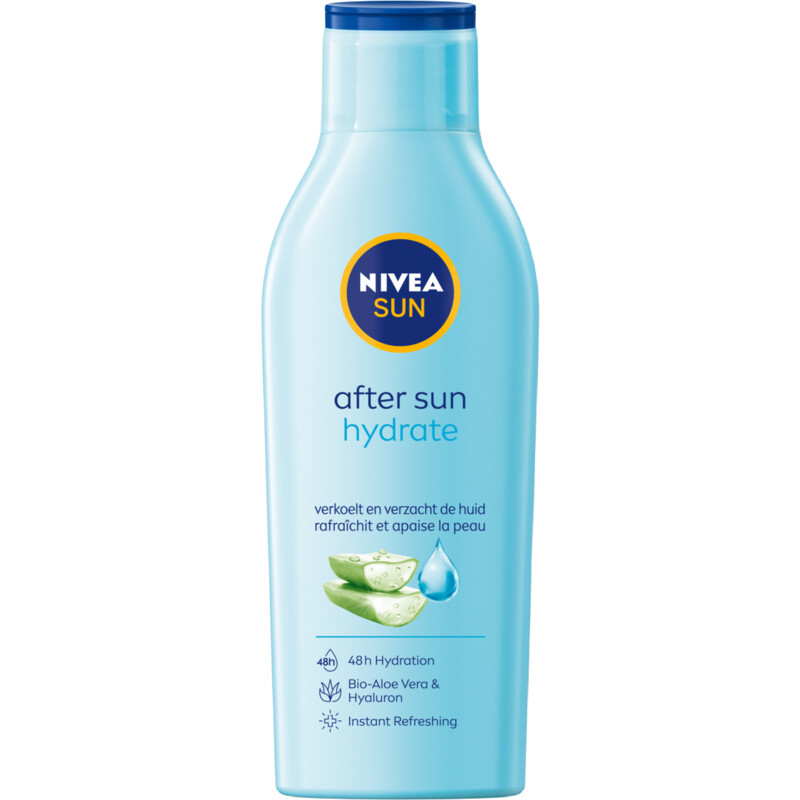 Een afbeelding van Nivea Sun Aftersun lotion aloë vera hydrateert