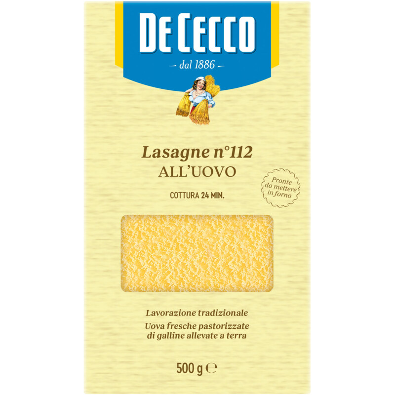 Een afbeelding van De Cecco Lasagne all'uovo