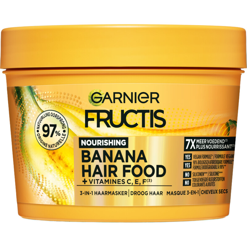 Een afbeelding van Fructis Hairfood banana mask bel
