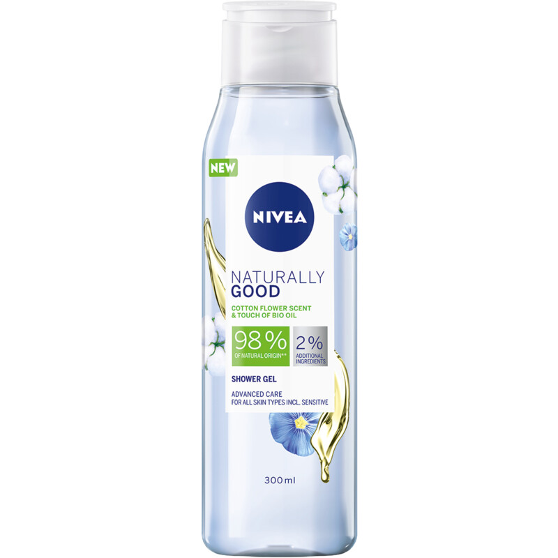 Een afbeelding van NIVEA Naturally good cotton flower