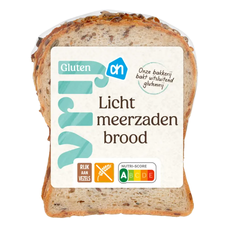AH Glutenvrij Brood licht meerzaden half