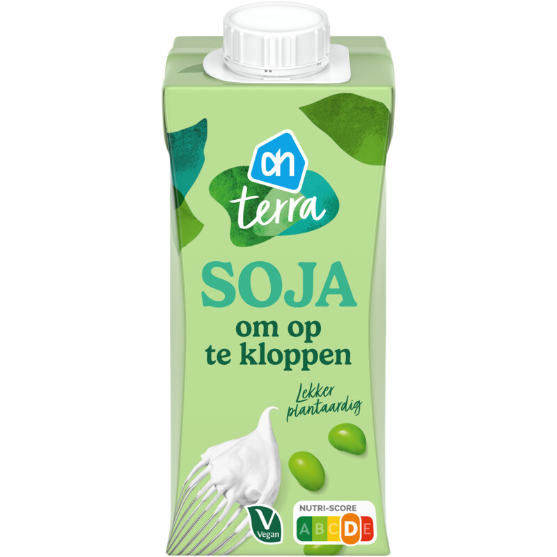 Een afbeelding van AH Terra Plantaardige soja op te kloppen