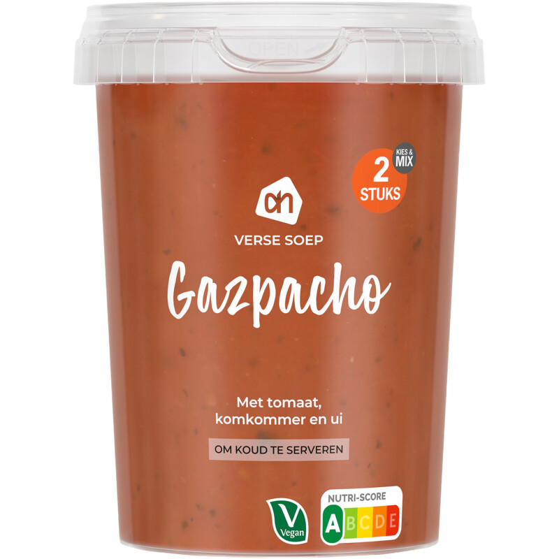 Een afbeelding van AH Verse soep gazpacho met tomaat