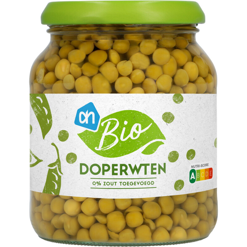Een afbeelding van AH Biologisch Doperwten