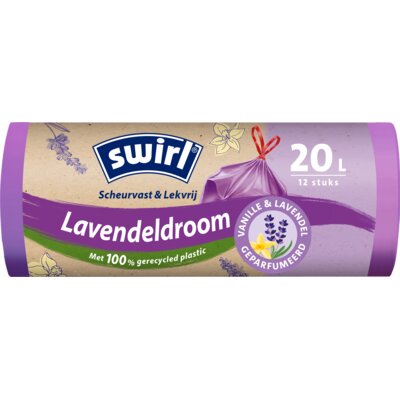 pdp-image-Swirl Vuilniszakken lavendeldroom 20 liter