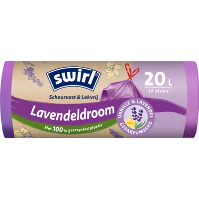 pdp-image-Swirl Vuilniszakken lavendeldroom 20 liter