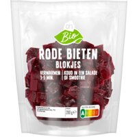 Een afbeelding van AH Biologisch Rode bieten blokjes