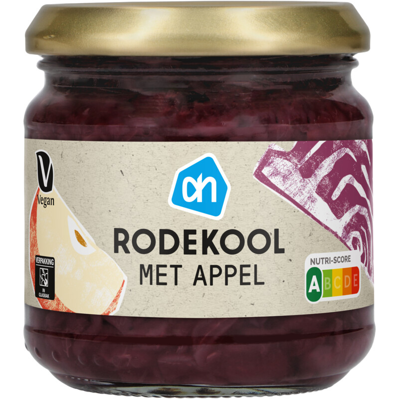 Een afbeelding van AH Rode kool met appel