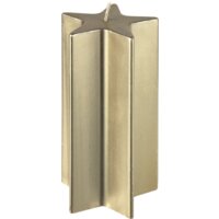 Een afbeelding van AH Excellent Vormkaars ster hoogglans goud