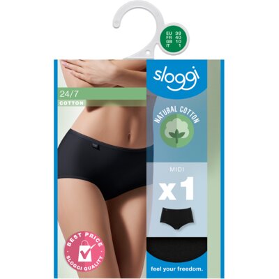 pdp-image-Sloggi Cotton midi zwart 40
