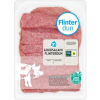 Een afbeelding van AH Flinterdunne goudsalami