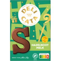 Een afbeelding van Delicata Chocoladeletter melk hazelnoot