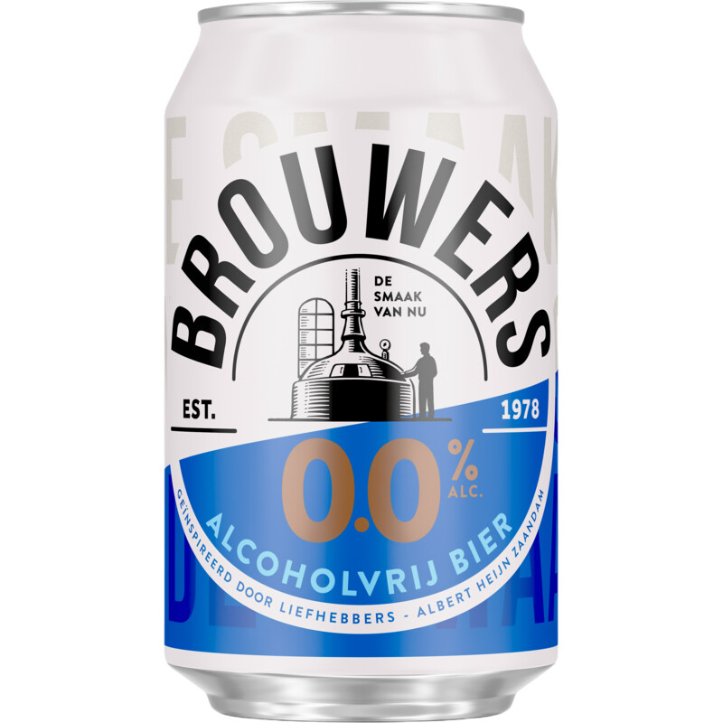 Een afbeelding van Brouwers Alcoholvrij bier 0.0%