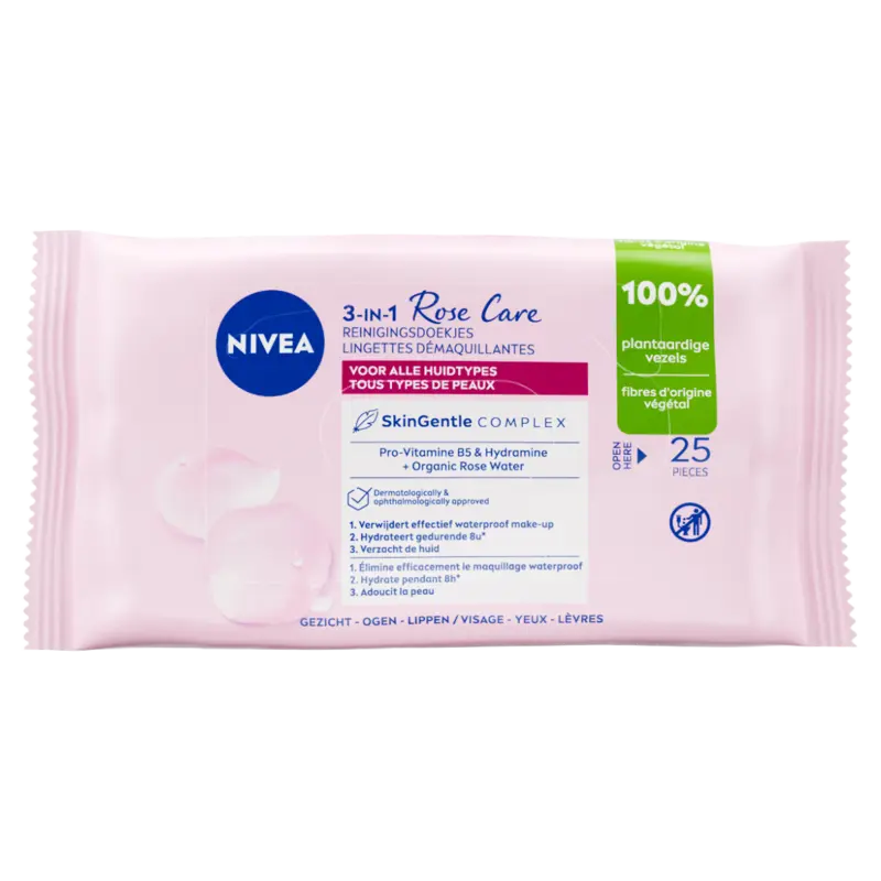 NIVEA Micelair rose water reinigingsdoekjes