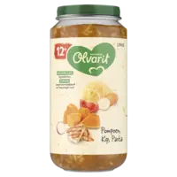 Olvarit Pompoen kip pasta 12m+