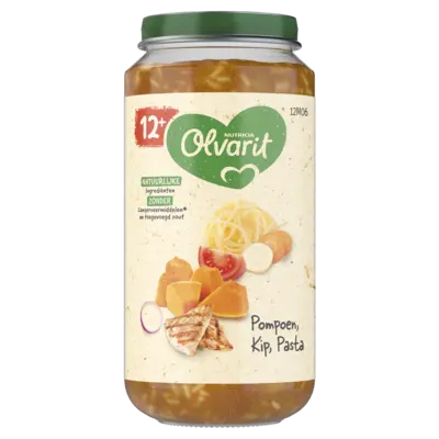 pdp-image-Olvarit Pompoen kip pasta 12m+