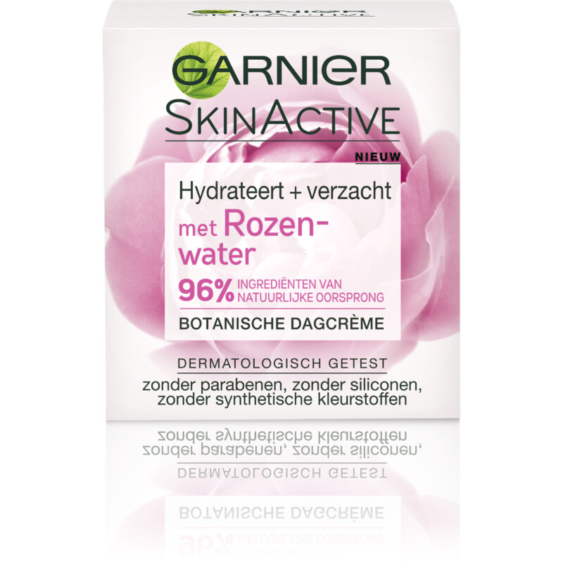 Een afbeelding van Garnier Skinactive botanisch rozenwater dagcrème