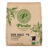 Perla Biologisch Dark roast koffiepads
